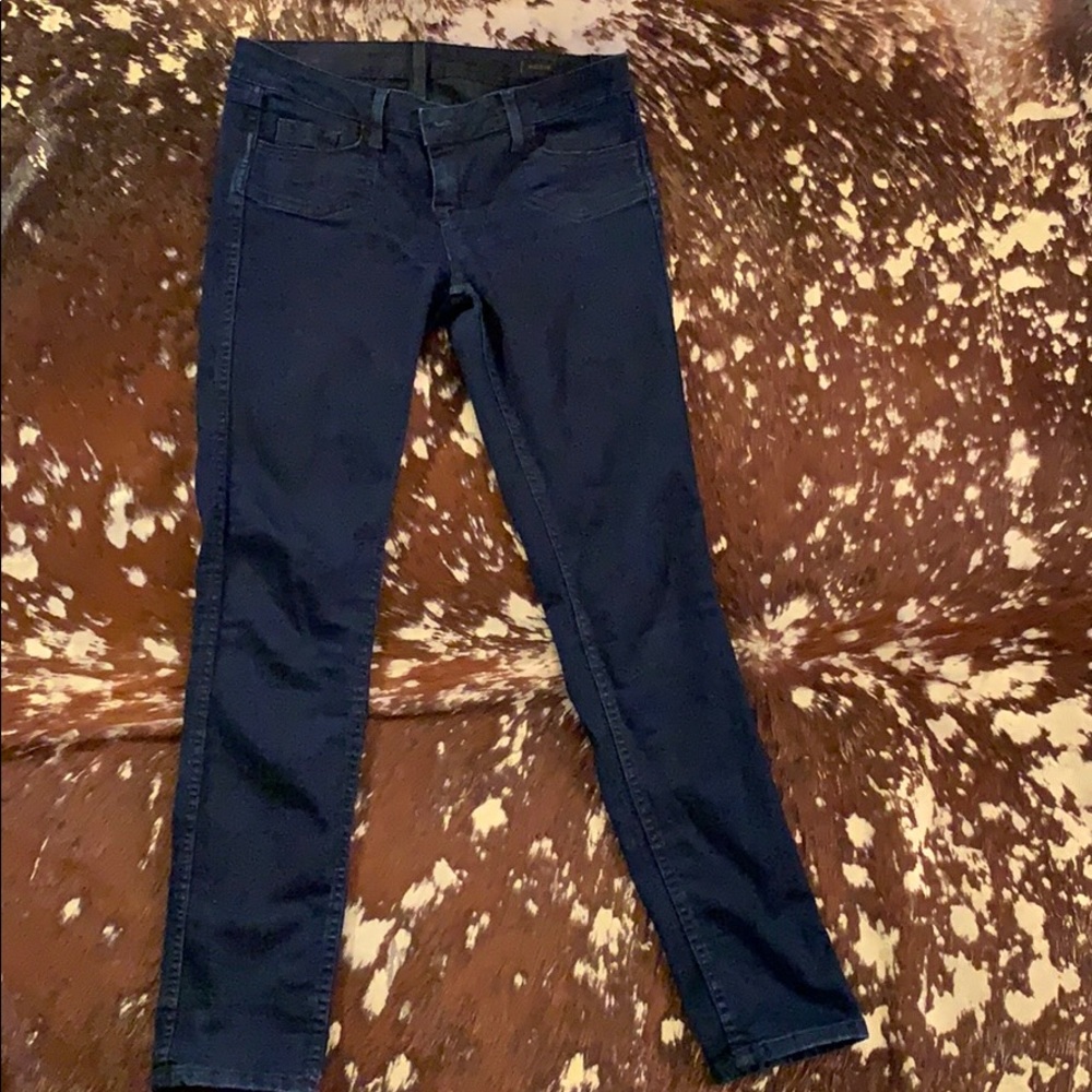 Dark skinny leg jeans